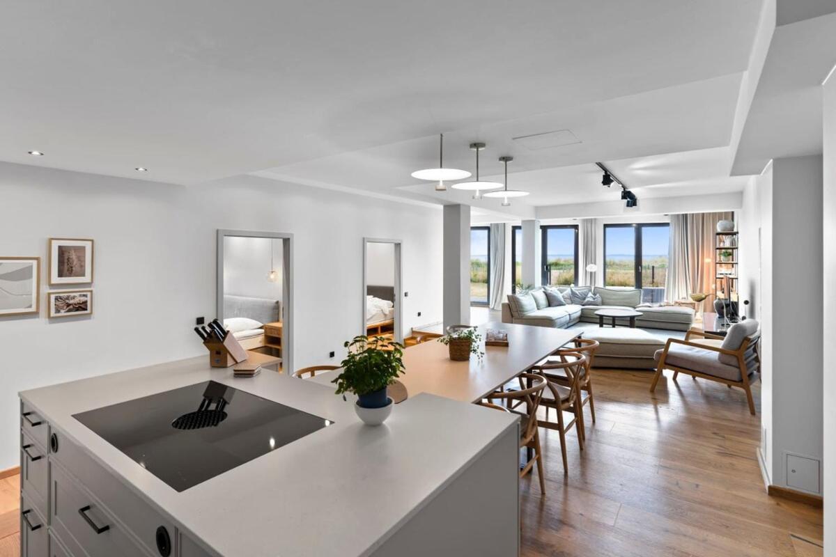 Luxus Meerblick Strand & Sauna & Garten & Heimkino Глове Екстериор снимка
